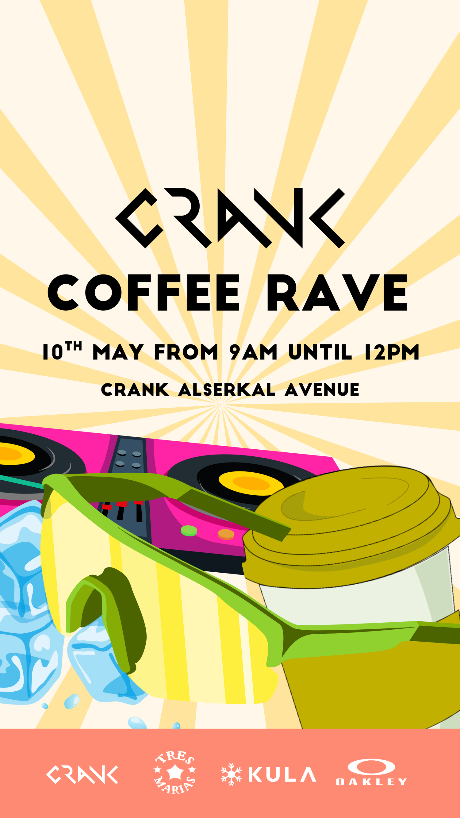 CRANK Coffee Rave = Massive Success